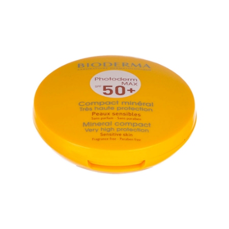 پنکیک ضد آفتاب بایودرما مدل فتودرم مکس SPF50 بژ تیره وزن ۱۰ گرم