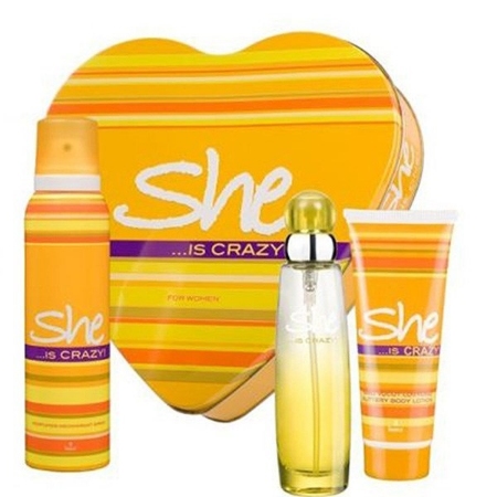 ست ادو تویلت زنانه شی کریزی She Crazy Eau De toilette Gift Set For Women 50ml