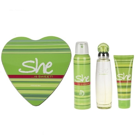 ست ادو تویلت زنانه شی سوویت She Sweet Eau De Toilette Gift Set For Women 50ml