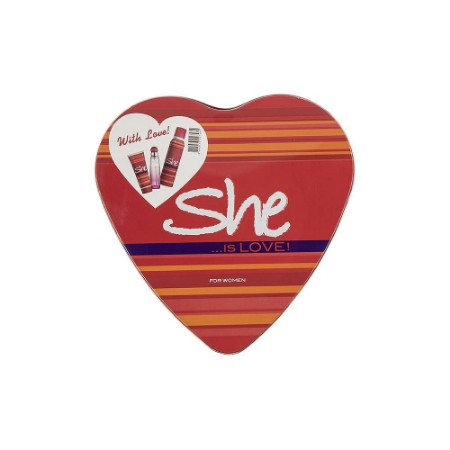 ست ادو تویلت زنانه شی مدل Love حجم ۵۰ میلی لیتر