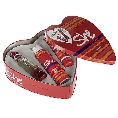 تصویر  ست ادو تویلت زنانه شی مدل Love حجم ۵۰ میلی لیتر