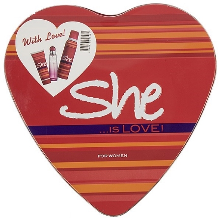 تصویر  ست ادو تویلت زنانه شی مدل Love حجم ۵۰ میلی لیتر