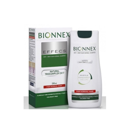 شامپو گیاهی بایونکس مخصوص موهای خاکستری و معمولی حجم ۲۵۰ میلی لیتر