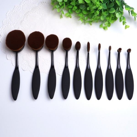 ست براش آرایشی حرفه ای لورنزو 10 عددی