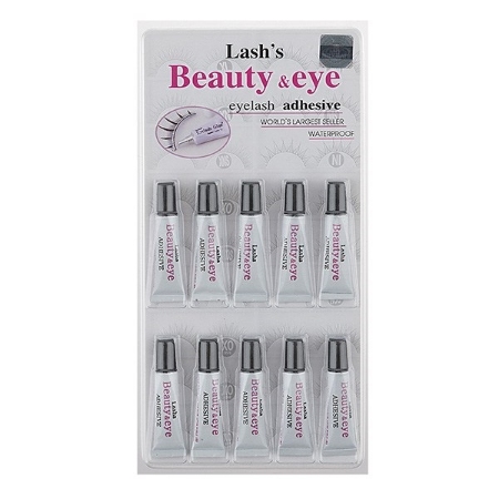 چسب مژه مصنوعی تریتون Triton Eyelash Glue and Remover EYG-102 Lashes Pack of 10