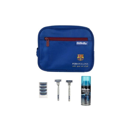 پک ژل اصلاح مردانه ژیلت مدل FCBARCELONA به همراه کیف