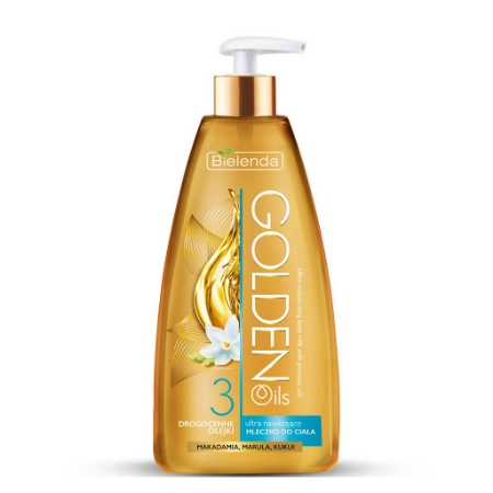 شیر بدن مرطوب کننده بی یلندا مدل روغن طلایی