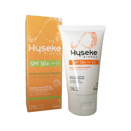 فلوئید ضد آفتاب بایورگا سری هایسک SPF50 حجم ۴۰ میلی لیتر