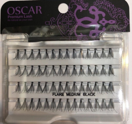 مژه دانه ای مدیوم با گره اسکار