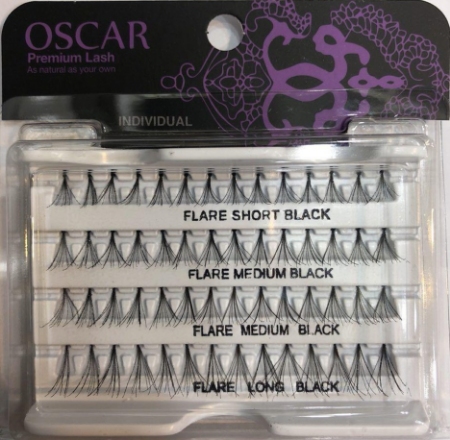 مژه انه ای سه سایز با گره اسکار