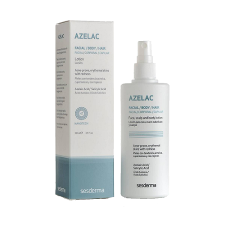 لوسیون بدن ضدجوش سسدرما آزلاک حجم ۱۰۰ میلی لیتر