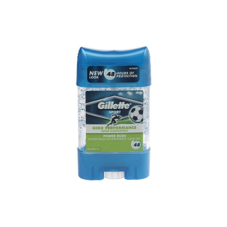 ژل شفاف ضد تعریق مردانه ژیلت مدل Power Beads Power Rush حجم 75 میلی لیتر