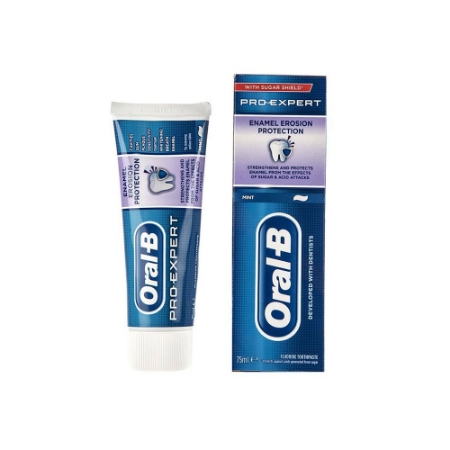 خمیر دندان اورال-بی سری پرو اکسپرت مدل Enamel Shield حجم 75 میلی لیتر