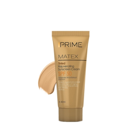 کرم ضد آفتاب جوان کننده پریم مدل Matex Tinted SPF50