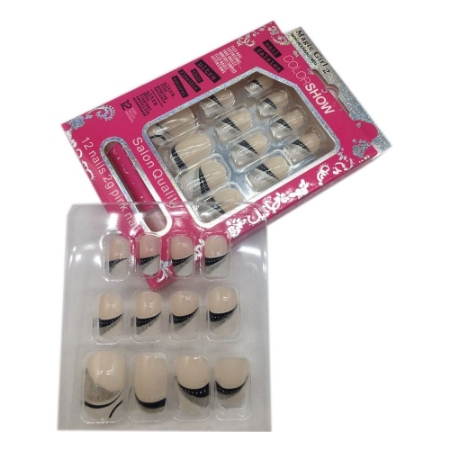 ناخن مصنوعی مجیک گرل مدل 121 بسته 12 عددی