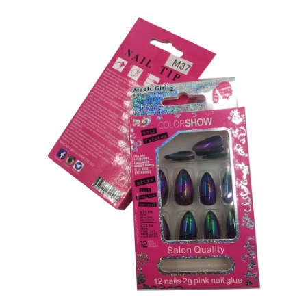 ناخن مصنوعی مجیک گرل مدل M37 بسته 12 عددی