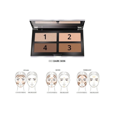 پالت کانتورینگ و هایلایتر پوپا شماره 003