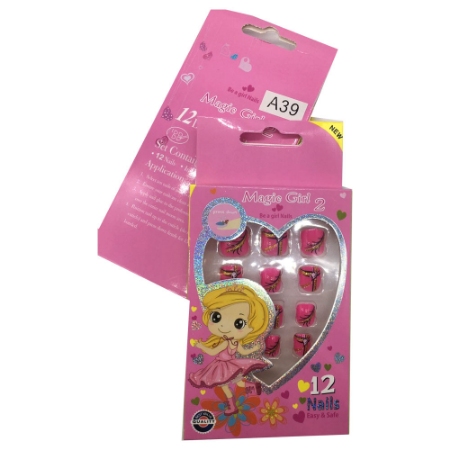 ناخن مصنوعی کودک مجیک گرل مدل A39