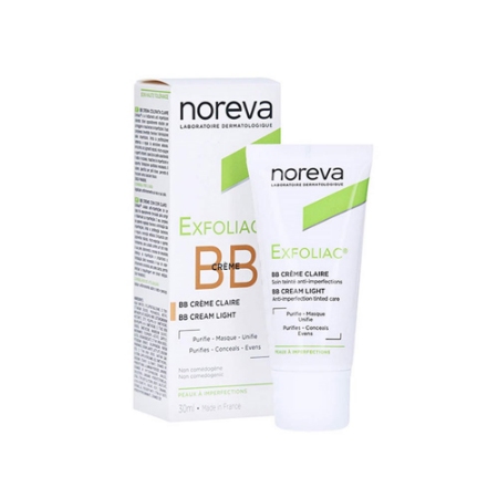 کرم ضد جوش نوروا سری اکتی پور بی بی کرم رنگ بژ روشن حجم ۳۰ میلی لیتر