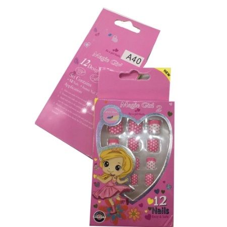 ناخن مصنوعی کودک مجیک گرل مدل A40