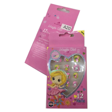 ناخن مصنوعی کودک مجیک گرل مدل A20