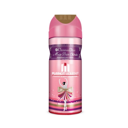 اسپری دئودورانت زنانه پلی هات مومنت مدل Christian Dior Miss Dior Cherie