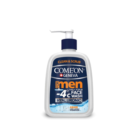 فیس واش و اسکراب آقایان کامان حجم 500 میلی لیتر