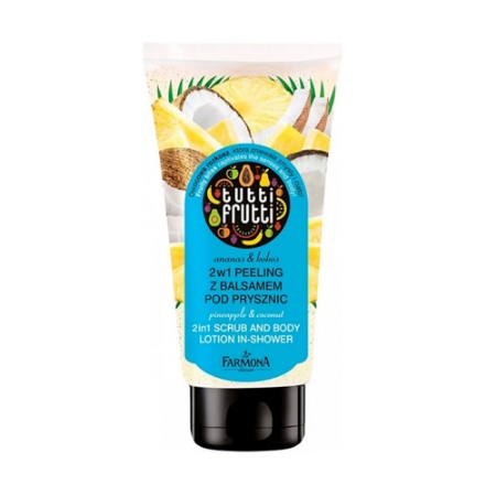 لوسیون و لایه بردار 2 کاره فارمونا حاوی آناناس و نارگیل توتی فروتی