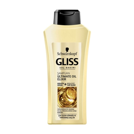 شامپو ترمیم کننده گلیس مدل روغن الکسیر حجم 525 میلی لیتر