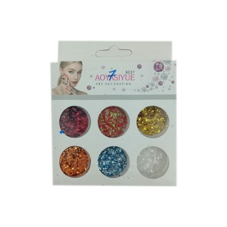 دیزاین ناخن 6 تایی شماره 7