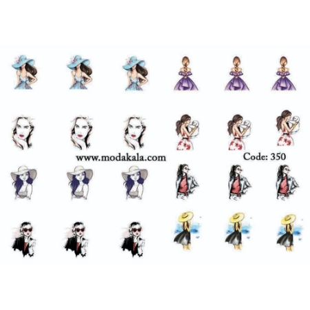 لنز ناخن شماره 350