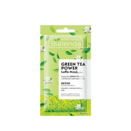 ماسک 2 در 1 سم زدا و لایه بردار بیلندا حاوی چای سبز و لوفا