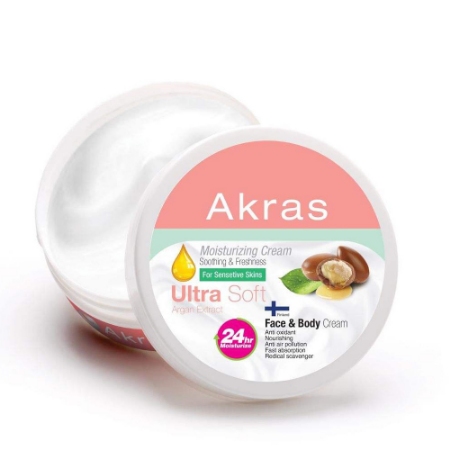 کرم مرطوب کننده آکراس مدل Argan Extract حجم 200 میلی لیتر
