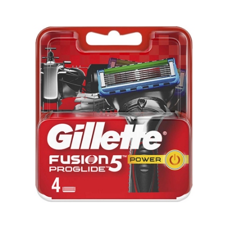 تیغ یدک ژیلت مدل Fusion Proglide Power بسته 4 عددی