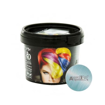 پودر دکلره رنگی آوایی مدل P وزن 50 گرم رنگ یخی قطبی