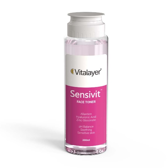 تونر پاک کننده صورت ویتالیر مدل سنسی ویت حجم 200 میلی لیتر