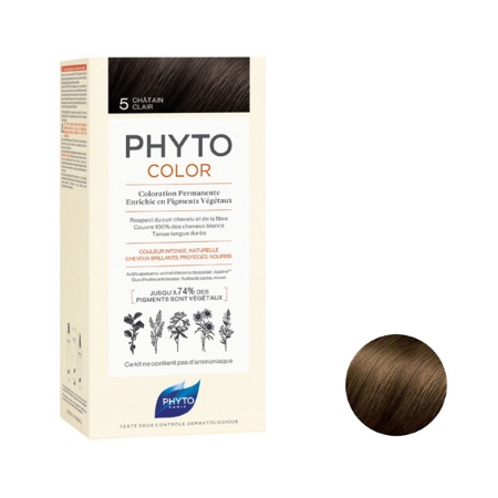 کیت رنگ مو فیتو شماره 5 حجم 50 میلی لیتر