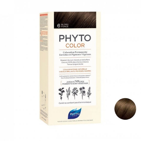 کیت رنگ مو فیتو شماره 6 حجم 50 میلی لیتر