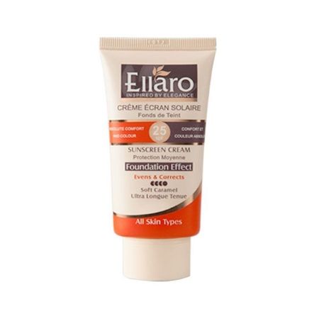 کرم ضد آفتاب الارو رنگ کاراملی SPF25 حجم ۴۰ میلی ‎لیتر