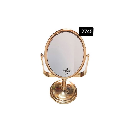 آينه آرایشی پايه دار گرد با بزرگنمایی 3X دالاس مدل 2745