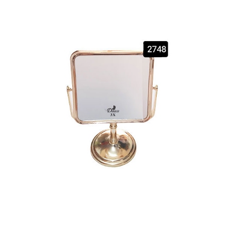 آينه آرایشی پايه دار گرد با بزرگنمایی 3X دالاس مدل 2748