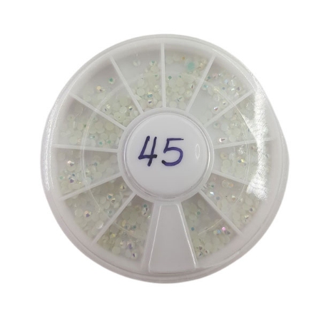 مجموعه نگین طراحی ناخن شماره 45