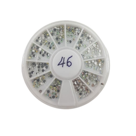 مجموعه نگین طراحی ناخن شماره 46