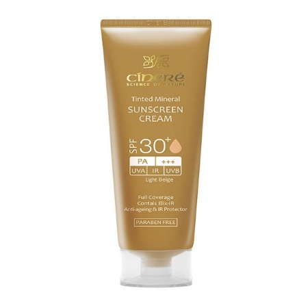 ضد آفتاب SPF30 سینره رنگ بژ روشن