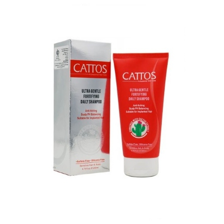  شامپو ملايم و تقويت كننده مو كاتوس حجم 200 میلی لیتر