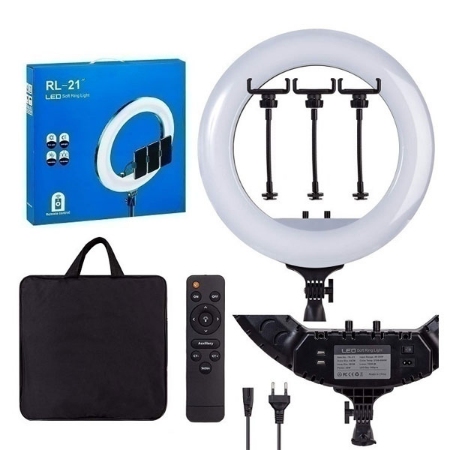 رینگ لایت مدل RL-21 به همراه سه پایه