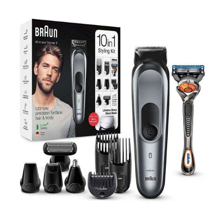 ست ماشین اصلاح موی صورت و بدن براون مدل mgk7221