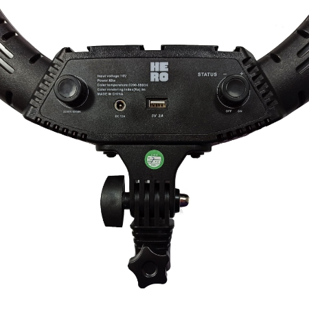 تصویر محصول رينگ لايت 65 هيرو با پايه