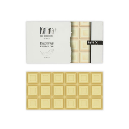 موم شكلاتی سفيد كاليما وزن 320 گرم