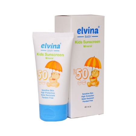 کرم ضد آفتاب کودک مینرال الوینا حجم 40 میلی لیتر